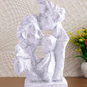 MOTHER and Father with Child Love  golden Statue showpiece for Home Decor and Gifting